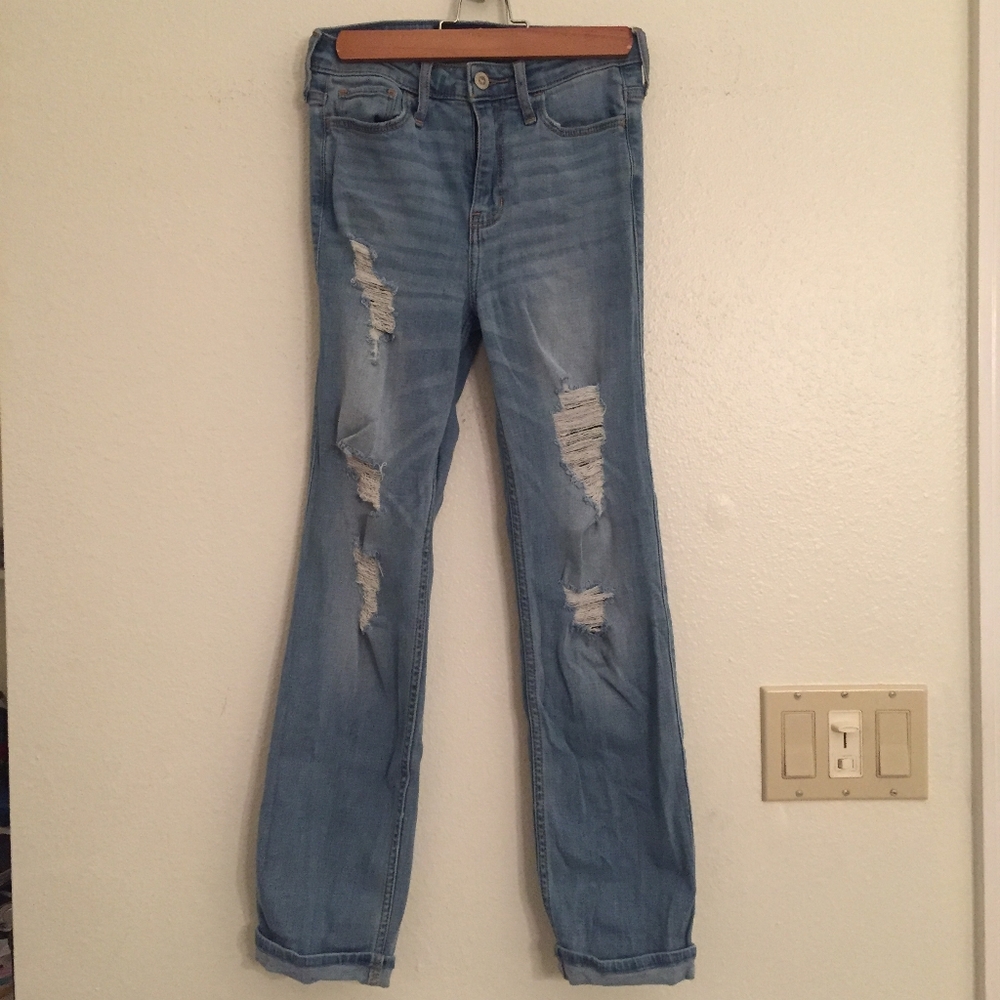 Hollister ripped jeans